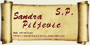 Sandra Piljević vizit kartica